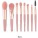 Dajidafu 8 Pieces/Set Makeup Brush Eye Shadow Foundation Brushes Portable Eyebrow Eyelash Concealer Make Up Tools Learner - Buy Online on SooperMarket.com