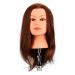 Fripac Mondial real hair training head 40 cm 100% real hair light brown