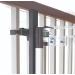 Qdos Universal Stair Mounting Adapter for All Baby Gates | Slate | Universal Solution for Gate Installation on Banisters and Spindles - No Screws in Banister - Works with All Gates - Easy Installation