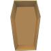 petbye XL Cardboard Animal Coffin Natural - 60 x 36 x 21 cm Pet Coffin for Funeral and Earth Funeral Pet Solid Cardboard Animal Coffin Extra Stable Gr. XL - Buy Online on SooperMarket.com