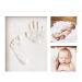 Keroos Plasterprint Baby Hand & Foot Set with Letter Stencils | Premium Wooden Frame | Safe Plexiglass | Ideal for Pets | Shop Internationally - Buy Online on SooperMarket.com