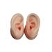 Silicone Silicone Ear Template 1 Pair of Artificial Silicone Ear Ear Template Long Channel Ear Channel Learning Accessories for Practice