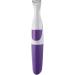 2 in 1 Waterproof Women Hair Trimmer Electronic Washable Hair Trimmer Clipper for Bikini Line Wet and Dry Use Purple - Buy Online on SooperMarket.com