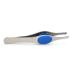Eyebrow Tweezer Slanted Tip Professional Facial Tweezers For Men And Women by G.S Online Store Silver