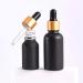 ZEOABSY 6 PiecesÂ 10mlÂ Empty Frosted Black/Gold Glass Dropper Bottles with Glass Pipette for Essence Essential Oil Elite Fluid Travel Cosmetics Storage Containers - Buy Online on SooperMarket.com