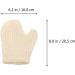 Cabilock 2Pcs Exfoliating Bath Gloves - Sisal Body Scrubber Mitts for Dead Skin Cell Removal - Ideal for Spa and Self-Care - Buy Online on SooperMarket.com