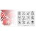 Christmas Theme Nail Art Stamping Plate - Winter Snowflake, Cartoon Snowman, Santa, Turkey Dinner Pattern - DIY Manicure Print Tool - Buy Online on SooperMarket.com