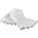 HAPINARY 1 Pair Gel Dry Cracked Heels Socks Cracked Foot Socks Open Toe Socks Thumb Bunion Corrector Five Finger Socks Silicone Socks Moisturising Foot Spa Socks White Moisturizing - Buy Online on SooperMarket.com