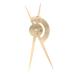 TOOYFUL Brake Caliper Professional Eyebrow Drawing Tool Removable Reusable Tag for Make Up Shaper DIY Symmetrical Tool - Gold