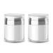 Versatile Travel Lotion Containers Refillable Pump Jars Made of Acrylic for Thick Moisturizer.
