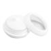 FOMIYES 1 Set Box Loose Powder Box Empty Loose Powder Container Cosmetic Powder Puff Face Powder Cushion Loose Powder Container with Powder Puff Travel Abs Makeup Pad White Portable 6.2x6.2cm White