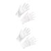JECOMPRIS Hand Moisturizer Gloves 24 Pairs Cosmetic Moisturizing Gloves White Cotton Gloves Work White Gloves Wen Wan Working Gloves