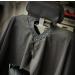 TRU BARBER Silicone Neck Cape - 100% Polyester, Lightweight, Waterproof Professional Hair Salon Cutting Cape with Snap Closure - 50 x 58 (Black/White) - Buy Online on SooperMarket.com