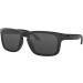Oakley Holbrook OO9102 Men's Sunglasses Bundle with Leash + VISIOVA Accessories - Matte Black/Grey (9102e5) - Buy Online on SooperMarket.com