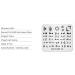 KADS Flower Nature Nail Stamping Plate FL044 - DIY Manicure Stencil Tools - Buy Online on SooperMarket.com