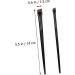 Baluue 9 Sets Eyeliner Brush Makeup Brush Multi-function Eyebrow Brush Ear Black Wood - Buy Online on SooperMarket.com