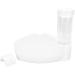 Chair Cup Storage Holder with Tissue Box & Tray Stable Hold Wide Applications Thickened Plate Plastic Material for Chair - Buy Online on SooperMarket.com