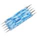 Desikixudy 10 Wave Bar Chain Link Needle Point Pen Point Drill Pen Can Be Used to Embellish Gel Nail Skills