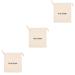 PLAFOPE 3pcs Hair Dryer Storage Bag Storage Bag Drawstring Dryerbag Hairdryer Case Toiletey Sac Beige Fabric