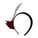 IMIKEYA Halloween Headband Red Rose Skull Headband Day Of The Dead Flowers Hairband with Skeleton Hand Zombie Bridal Cosplay Costume Hair Accessories