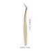 Professional Eyelash Extension Tweezers - Long Slanted Multifunctional Nail Art Tools for Precision Application - Buy Online on SooperMarket.com