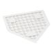 Champion Sports-96 Heavy-Duty Rubber Home Plate, White