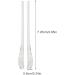 HOODG 3 Pairs Silicone Eyeglass End Tips & Ear Socks - Black Glasses Replacement Pin Tubes for Secure Comfort - Buy Online on SooperMarket.com