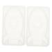MAGICLULU Bunny Chocolate Mold Soap 2pcs Silicone Mold Child Silica Gel White Biscuit Crafts Shot Molds Children Birthday Biscuit Moulds 5.2X3X1.5CM White