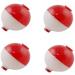 50Pcs 1 Inch Red and White Snap-on Round Fishing Bobbers for Fishing - Hard ABS Bobber Floats - Bobs Fishing Party Decorations - Buy Online on SooperMarket.com