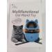 PETTOM Interactive Cat Toy 3-in-1 Automatic - 2023 Upgrade with Rotating Feather Tracks Ball - USB Rechargeable Kitten Toy for Indoor Cats - Blue - Buy Online on SooperMarket.com