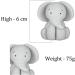 jncakes Animals Cake Topper Birthday Party Decoration Edible Great for Kids Boy Girl First Birthday Christening Baby Shower Easy to Use Giraffe Elephant Lion Jungle - Buy Online on SooperMarket.com