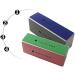 10PCS Professional Nail Buffing Block | Manicure Pedicure Tool Set | Emery Board Buffer for Shiny Nails - Buy Online on SooperMarket.com
