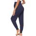 Love2Mi Maternity Women's Casual Lounge Jogging Pants | Stretchy & Comfortable | Navy Blue - Buy Online on SooperMarket.com