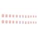 24 Pcs Square Floral Gradient Rhinestone Medium Press on Nails - Elegant Design for Women & Girls - Buy Online on SooperMarket.com