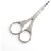 Buy Balacoo Stainless Steel Vibrissa Scissors 1pc Nose & Eyebrow Hair Trimmer | Medium Silver | International Shipping - Buy Online on SooperMarket.com