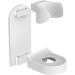 Elzey Wall-Mounted Electric Toothbrushes - 2-Piece Punch-Free Display Rack | White Electric Toothbrush Holder - Buy Online on SooperMarket.com