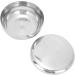 Stainless Steel Shaving Bowl with Lid for Men's Beard Care | Shaving Foam Mug | Soap Dish for Men - Buy Online on SooperMarket.com