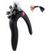 Acrylic Nail Clipper U Shaped Nail Edge Trimmers False Nail Tip Scissors Black - Buy Online on SooperMarket.com