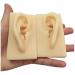 Artificial Human Pattern Silicone Ear - Silicone Simulation Ear for Micro Plastic Surgery Module Piercing Ear Piercing Teaching Demonstration - Buy Online on SooperMarket.com