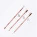HaimiLiya 3Pcs Double Ended Stainless Steel Cuticle Pusher Set - Rose Gold Finish - Buy Online on SooperMarket.com