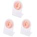 KALLORY Stuff Stuff Jewelry Tools Jewerly Set 3 Pieces Silicone Ear Model Rubber Ear Fake Ears Ear Model Soft Reused Ear Jewelry Tools Jewerly Set Piercing Kit Piercing Kit complexionx3pcs 11.5x7.5cmx3pcs