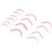 Eyelash Perm Pads Portable Silicone Soft 7 Pairs 7 Sizes Eyelash Lift Shields for Beauty Salons (Pink) - Buy Online on SooperMarket.com