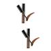 Beavorty 2pcs Brow Pencil Pen Gel Cream Powder Lasting