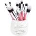 Glamza Pink Makeup Brush Set - 10 Premium Brushes for Flawless Application | International Shipping Available - Buy Online on SooperMarket.com