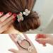 Meilliwish Crystal Flowers Ponytail Holder Hair Tie (B79) - Buy Online on SooperMarket.com