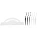 Lashes Display Rack Reusable False Eyelashes Display Sticks Clear Stand For Home - Buy Online on SooperMarket.com