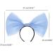 JSGHGDF Elegant Bowknot Hairband Delicate Decoration Hairpin Oversized Bow Knot Headband Ornament Headwear for Women and Girls Blue - Buy Online on SooperMarket.com