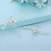 Elegant Bride Wedding Hair Comb Set | Crystal Pearl Hair Clips & Silver Vine Headdress for Girls - Buy Online on SooperMarket.com