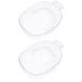 Lurrose nail angel nail tools gel for nails 2 pieces lightweight nail soaking bowls manicure soaking container manicure tools nail tool soothing bowl