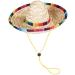CheeseandU 2Pack Handcrafted Pet Straw Hat with Adjustable Chin Strap  Lovely Sun Hat Funny Mexican Party Costume Party Photo Prop Dog Sombrero Hat for Dog/Puppy/Cat/Kitty Small - Buy Online on SooperMarket.com
